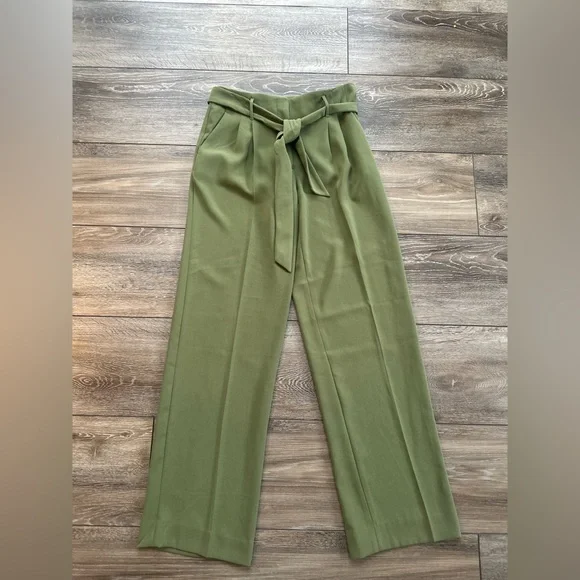 RW&CO. Sage Green Wide Leg Tie Pants/ woman’s size 6/ brand new⭐️ Host Pick - Picture 8 of 9